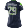 Image of Earl Thomas Seattle Seahawks Women's Limited Jersey - Navy Blue 2019