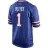 Image of Ed Oliver Buffalo Bills 2019 NFL Draft First Round Pick Game Jersey – Royal 2019