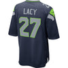 Image of Eddie Lacy Seattle Seahawks Game Jersey - Navy 2019