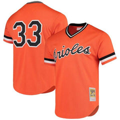 Eddie Murray Baltimore Orioles Mitchell &amp; Ness Cooperstown Mesh Batting Practice Jersey – Orange 2019