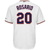 Image of Eddie Rosario Minnesota Twins Majestic Alternate Cool Base Replica Player Jersey - White 2019
