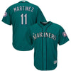 Image of Edgar Martinez Seattle Mariners Majestic 2019 Hall of Fame Induction Cool Base Player Jersey - Alternate Northwest Green 2019