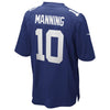 Image of Eli Manning New York Giants Game Jersey - Royal Blue 2019