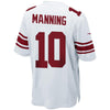 Image of Eli Manning New York Giants Game Jersey - White 2019