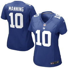 Eli Manning New York Giants Girls Youth Game Jersey - Royal Blue 2019