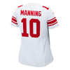 Image of Eli Manning New York Giants Women's Game Jersey - White 2019