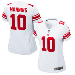 Eli Manning New York Giants Women's Game Jersey - White 2019