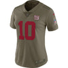 Image of Eli Manning New York Giants Women's Salute to Service Limited Jersey - Olive 2019