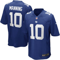 Eli Manning New York Giants Youth Team Color Game Jersey - Royal Blue 2019
