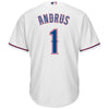 Image of Elvis Andrus Texas Rangers Majestic Cool Base Home Player Jersey - White 2019