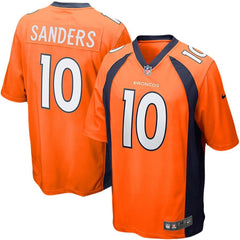 Emmanuel Sanders Denver Broncos Youth Team Color Game Jersey - Orange 2019