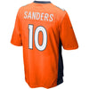 Image of Emmanuel Sanders Denver Broncos Youth Team Color Game Jersey - Orange 2019