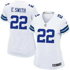 Emmitt Smith Dallas Cowboys Women's Retired Game Jersey - White 2019