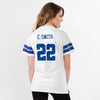 Image of Emmitt Smith Dallas Cowboys Women's Retired Game Jersey - White 2019