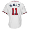 Image of Ender Inciarte Atlanta Braves Majestic 2019 Home Cool Base Player Jersey – White 2019