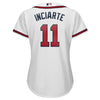 Image of Ender Inciarte Atlanta Braves Majestic Women's 2019 Home Cool Base Player Jersey – White 2019