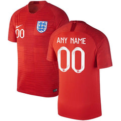 England National Team Away Vapor Match Custom Jersey – Red 2019