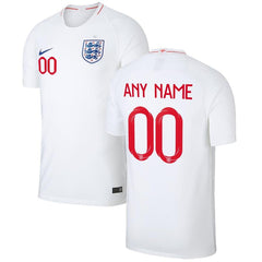 England National Team Home Replica Stadium Custom Jersey – White 2019