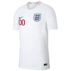 England National Team Home Replica Stadium Custom Jersey – White 2019