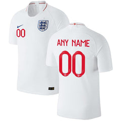 England National Team Home Vapor Match Custom Jersey – White 2019