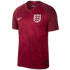 Image of England Women's National Team 2019 Away Replica Jersey – Red 2019