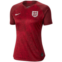 England Women's National Team Women's 2019 Away Replica Jersey – Red 2019