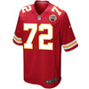 Image of Eric Fisher Kansas City Chiefs Game Jersey - Red 2019