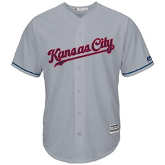 Eric Hosmer Kansas City Royals Majestic Fashion Stars & Stripes Cool Base Player Jersey - Gray 2019