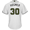 Image of Eric Hosmer San Diego Padres Majestic Memorial Day Cool Base Player Jersey - White 2019