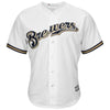 Image of Eric Thames Milwaukee Brewers Majestic Cool Base Jersey - White 2019