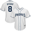 Image of Erick Aybar San Diego Padres Majestic Home Cool Base Replica Player Jersey - White 2019