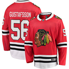 Erik Gustafsson Chicago Blackhawks Youth Breakaway Player Jersey – Red 2019
