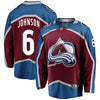 Image of Erik Johnson Colorado Avalanche Breakaway Player Jersey – Burgundy 2019