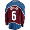 Image of Erik Johnson Colorado Avalanche Breakaway Player Jersey – Burgundy 2019