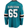 Image of Erik Karlsson San Jose Sharks Home Premier Breakaway Player Jersey – Teal 2019