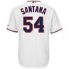 Image of Ervin Santana Minnesota Twins Majestic Home Cool Base Jersey - White 2019