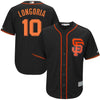Image of Evan Longoria San Francisco Giants Majestic Alternate Cool Base Player Jersey – Black 2019