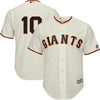 Image of Evan Longoria San Francisco Giants Majestic Official Team Cool Base Player Jersey – Cream 2019