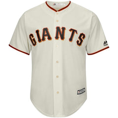 Evan Longoria San Francisco Giants Majestic Official Team Cool Base Player Jersey – Cream 2019