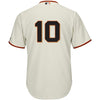 Image of Evan Longoria San Francisco Giants Majestic Official Team Cool Base Player Jersey – Cream 2019