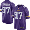 Image of Everson Griffen Minnesota Vikings Game Jersey - Purple 2019