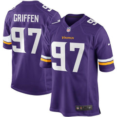 Everson Griffen Minnesota Vikings Youth Team Color Game Jersey - Purple 2019
