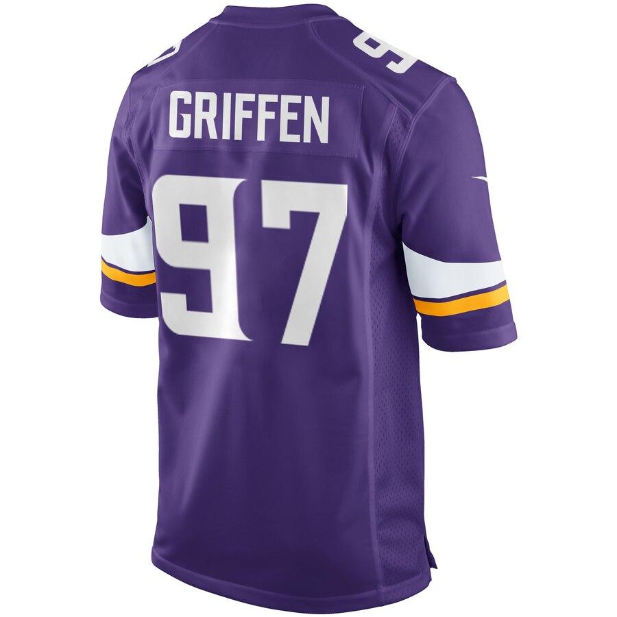 Everson Griffen Minnesota Vikings Youth Team Color Game Jersey - Purple 2019