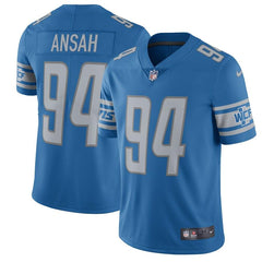 Ezekiel Ansah Detroit Lions Vapor Untouchable Limited Player Jersey - Blue 2019