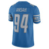 Image of Ezekiel Ansah Detroit Lions Vapor Untouchable Limited Player Jersey - Blue 2019