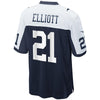 Image of Ezekiel Elliott Dallas Cowboys Alternate Game Jersey - Navy 2019