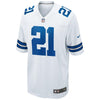Image of Ezekiel Elliott Dallas Cowboys Game Jersey - White 2019