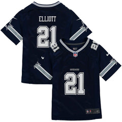 Ezekiel Elliott Dallas Cowboys Girls Youth Game Jersey - Navy 2019