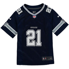 Ezekiel Elliott Dallas Cowboys Girls Youth Game Jersey - Navy 2019