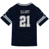 Image of Ezekiel Elliott Dallas Cowboys Girls Youth Game Jersey - Navy 2019